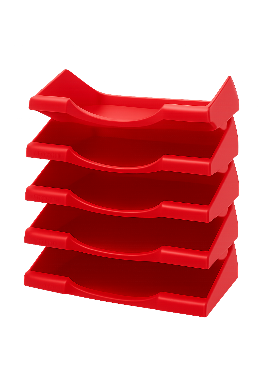 Lot de 6 corbeilles à courrier